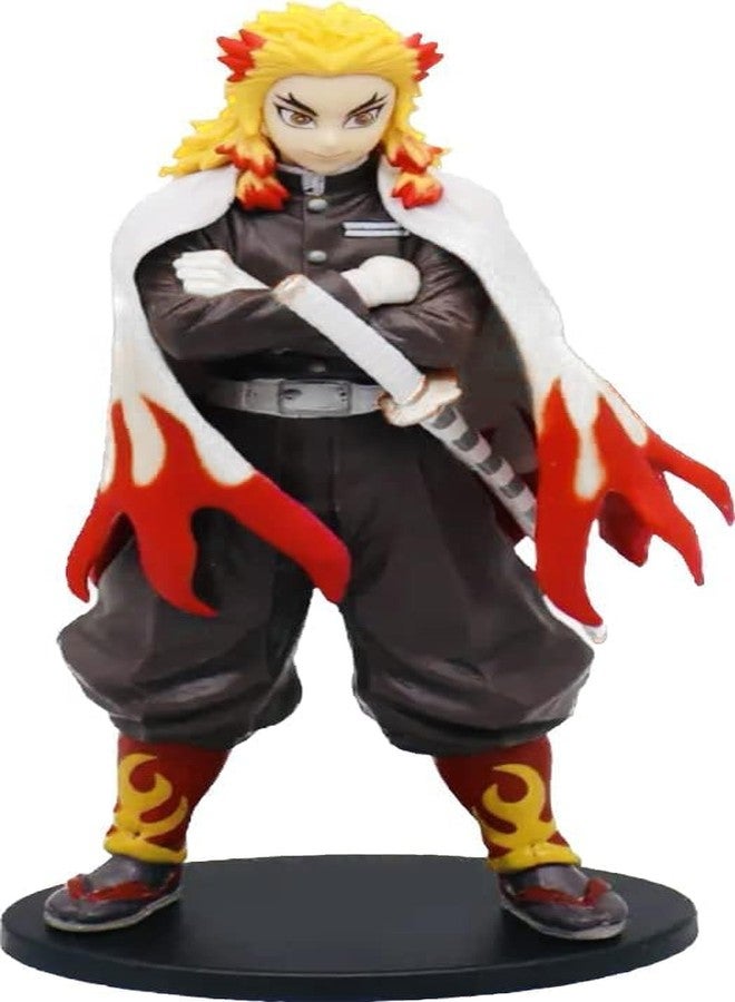 FowWelt Rengoku Action Figure | Demon Slayer Flame Hashira Collectible | Premium Anime PVC Figurine for Display, Gifting & Decor (Rengoku 16Cm) - Image 5